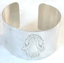 Load image into Gallery viewer, Antique French Karen Lindner Designs Sterling Napkin Ring Cuff Bracelet
