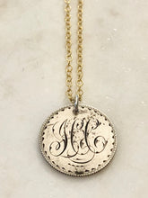 Load image into Gallery viewer, Antique Karen Lindner Designs &quot;JCC&quot; Love Token Necklace
