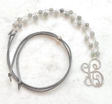 Load image into Gallery viewer, Antique Karen Lindner Designs Sterling Initial C Necklace
