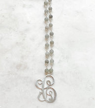 Load image into Gallery viewer, Antique Karen Lindner Designs Sterling Initial C Necklace
