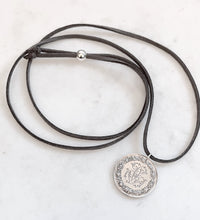 Load image into Gallery viewer, Antique Karen Lindner Designs French Marriage Medal Necklace
