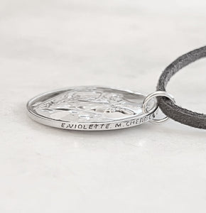 Antique Karen Lindner Designs French Marriage Medal Necklace