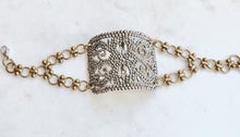 Load image into Gallery viewer, Antique Karen Lindner Designs French Cut Steel Buckle Bracelet
