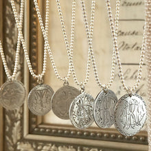 Load image into Gallery viewer, Antique Karen Lindner Designs &quot;JCC&quot; Love Token Necklace
